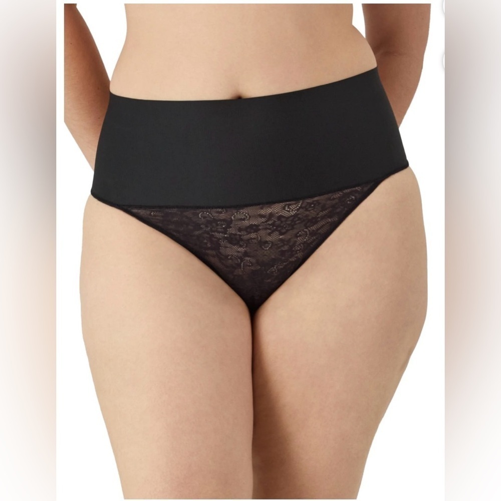 Maidenform Women's Shapewear Tame Your Tummy Lace Shaping Thong